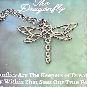 The dragonfly necklace NEW IN BOX